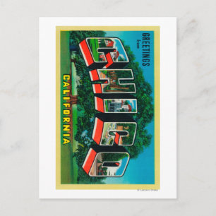 Chico, California - Large Letter Scenes Postcard