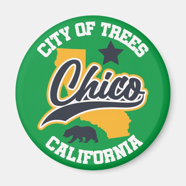 Chico, California Magnet (Front)