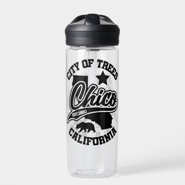 Chico, California Water Bottle (Front)