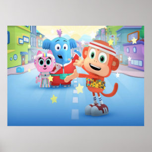 Chico friends bon bon poster