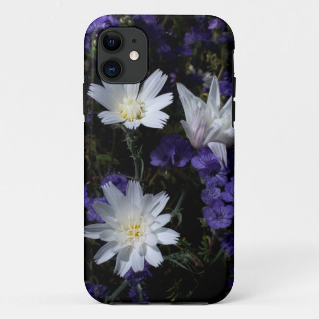 Chicory and Phacelia Wildflowers Case-Mate iPhone Case (Back)
