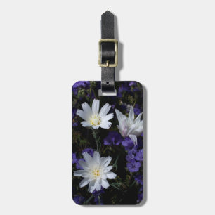 Chicory and Phacelia Wildflowers Luggage Tag