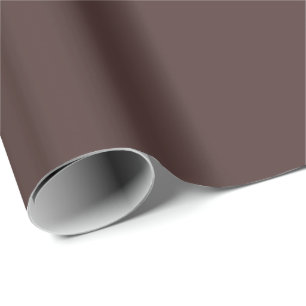 Chicory Coffee Solid Colour Print, Neutral Brown Wrapping Paper