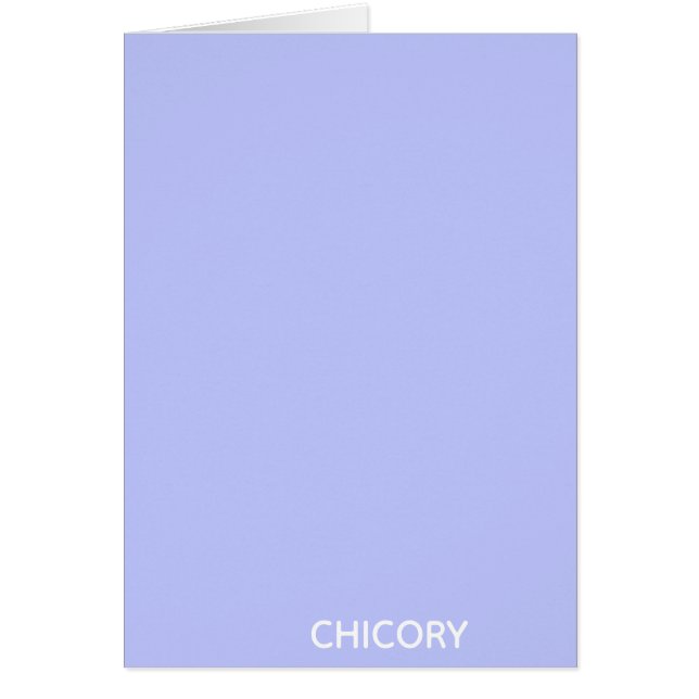 Chicory Flower blue colour name (Front)