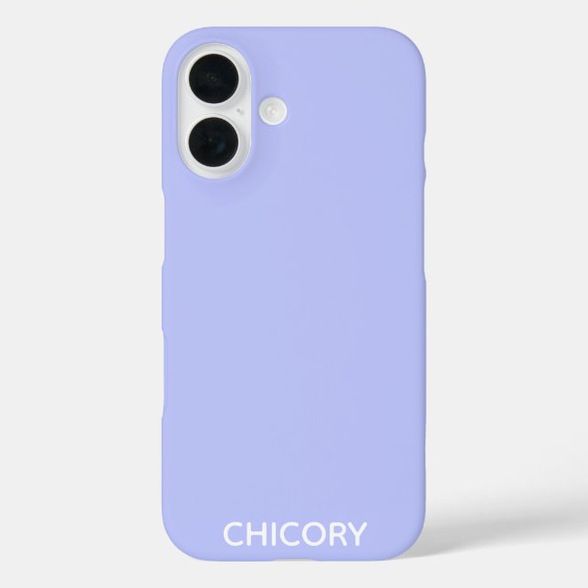 Chicory flower blue colour name Case-Mate iPhone case (Back)