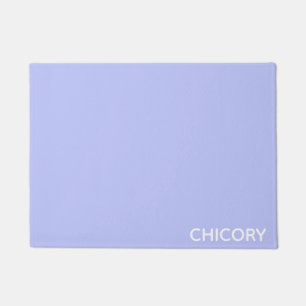 Chicory Flower blue colour name Doormat