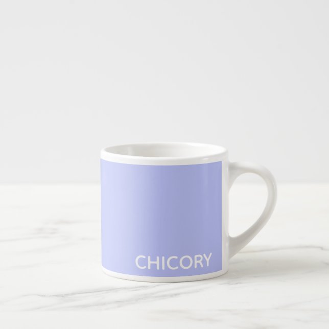Chicory Flower blue colour name Espresso Cup (Right)