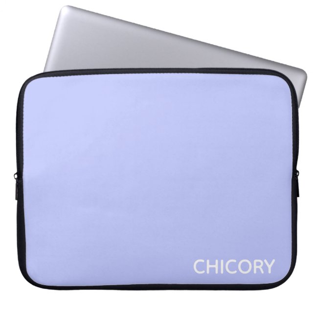 Chicory Flower blue colour name Laptop Sleeve (Front)