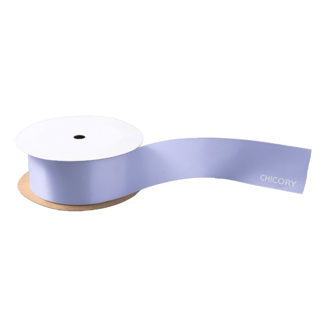Chicory Flower blue colour name Satin Ribbon (Spool)