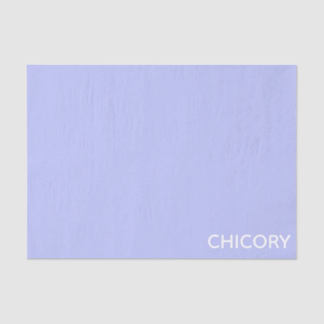 Chicory Flower blue colour name Tissue Paper (Front)
