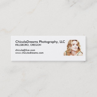 ChiculaDreams Photography Mini Business Card