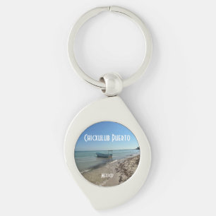 Chicxulub Puerto, Mexico - Metal Keychain