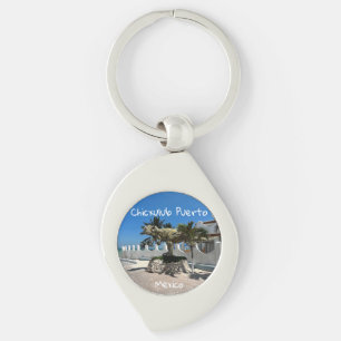 Chicxulub Puerto, Mexico - Metal Keychain