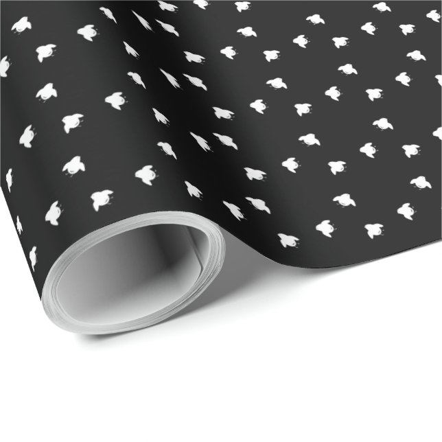 Chidori (many birds) pattern traditional japanese wrapping paper (Roll Corner)
