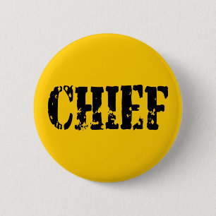 CHIEF 6 CM ROUND BADGE