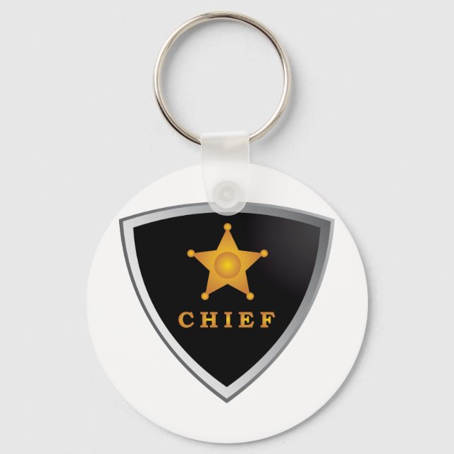 Chief badge key ring (Front)