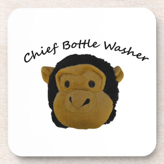 Chief Bottle Washer Coaster (Front)