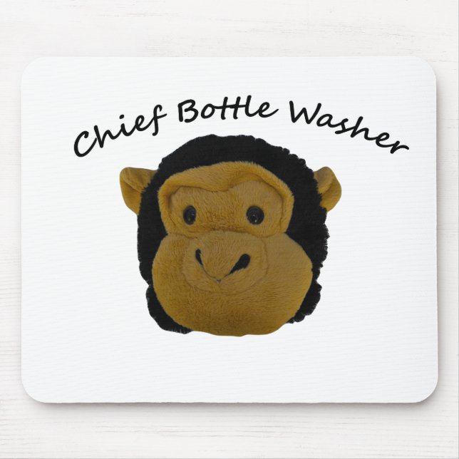 Chief Bottle Washer Mouse Pad (Front)