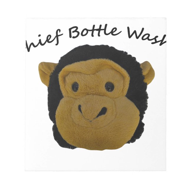 Chief Bottle Washer Notepad (Front)