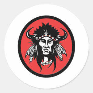 Chief Classic Round Sticker