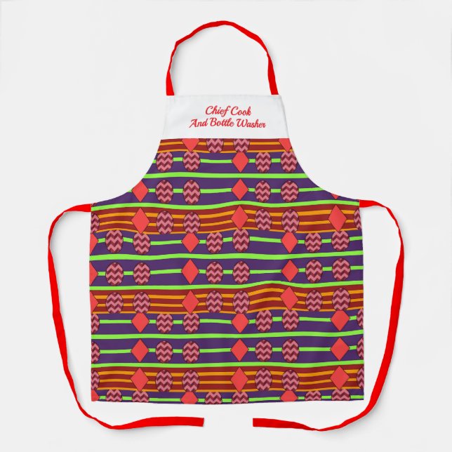 Chief Cook And Bottle Washer Apron (Front)