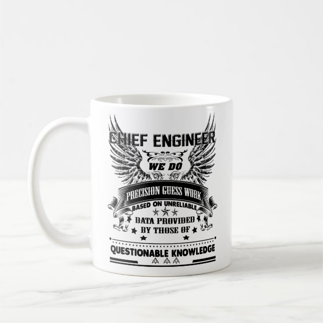 Chief Engineer Mug Gifts Coffee Cup Women Men (Left)