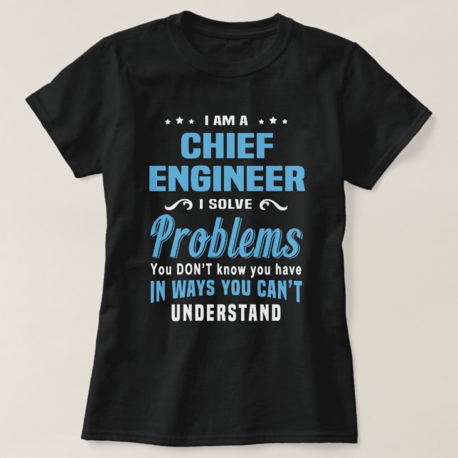 Chief Engineer T-Shirt (Design Front)