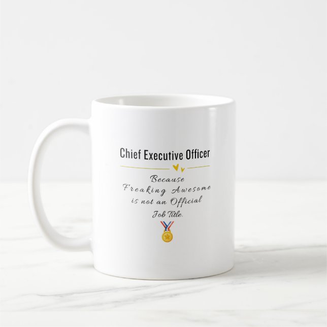 Chief Executive Officer Coffee Mug (Left)