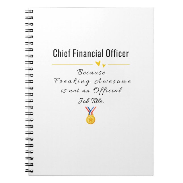 Chief Financial Officer Notebook (Front)