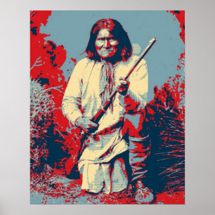 Chief Geronimo Pop Art Poster