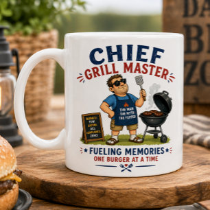 Chief Grill Master Coffee Mug