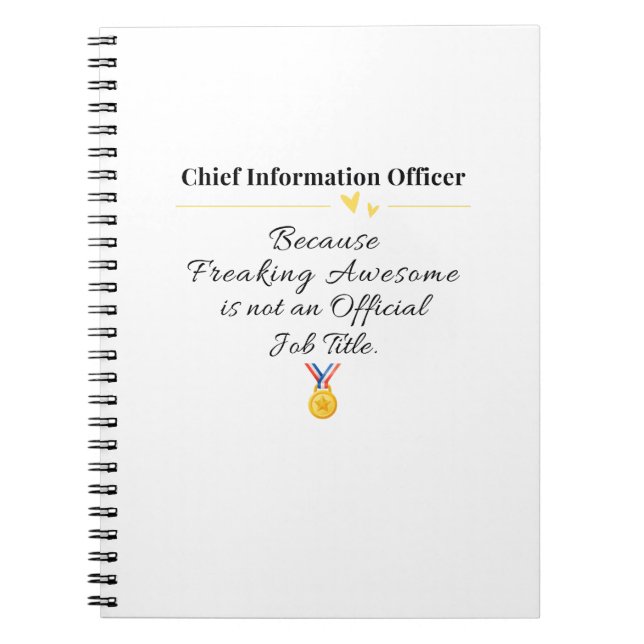 Chief Information Officer Notebook (Front)