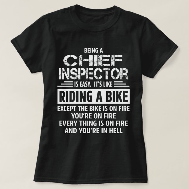 Chief Inspector T-Shirt (Design Front)