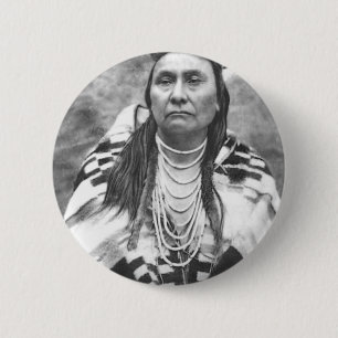 Chief Joseph 6 Cm Round Badge