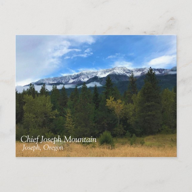 Chief Joseph Mountain, Oregon Postcard (Front)