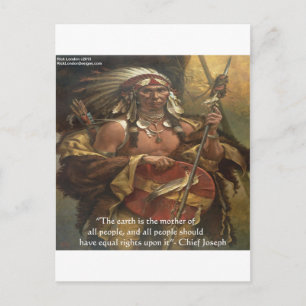 Chief Joseph & Nature Quote Gifts Tees & Cards