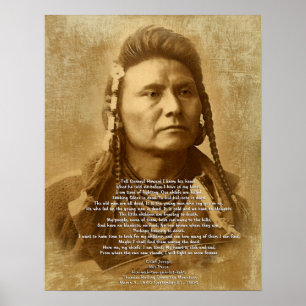 Chief Joseph of the Nez Perce Poster