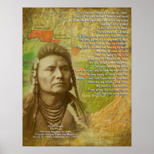 Chief Joseph of the Nez Perce Poster