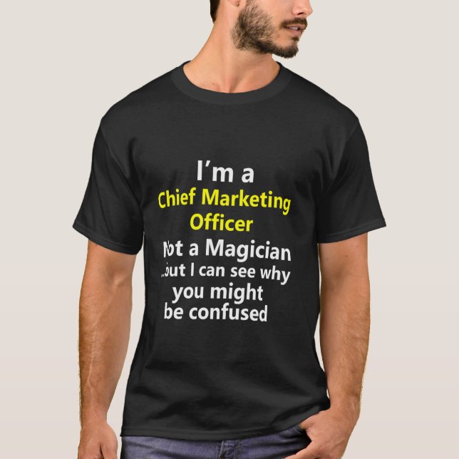 Chief Marketing Officer CMO Job Title Career Xmas  T-Shirt (Front)