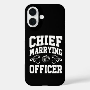 Chief Marrying Officer - Wedding Officiant Designs iPhone 16 Case