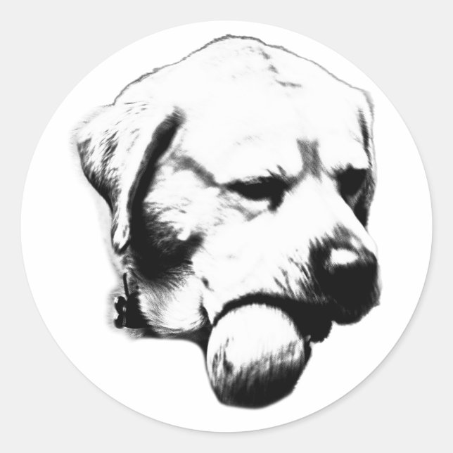 Chief of Fetch Classic Round Sticker (Front)