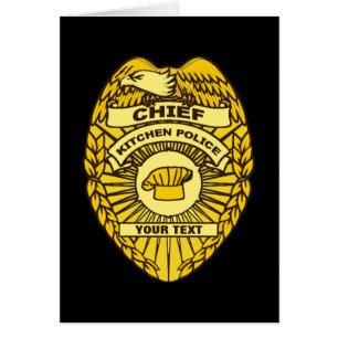 Chief Of Kitchen Police Badge