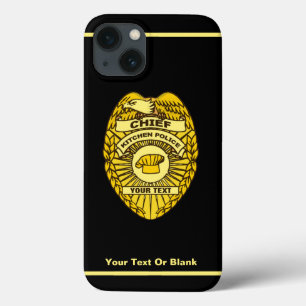 Chief Of Kitchen Police Badge iPhone 13 Case