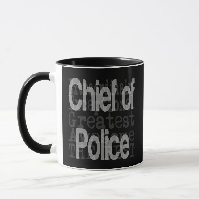 Chief of Police Extraordinaire Mug (Left)