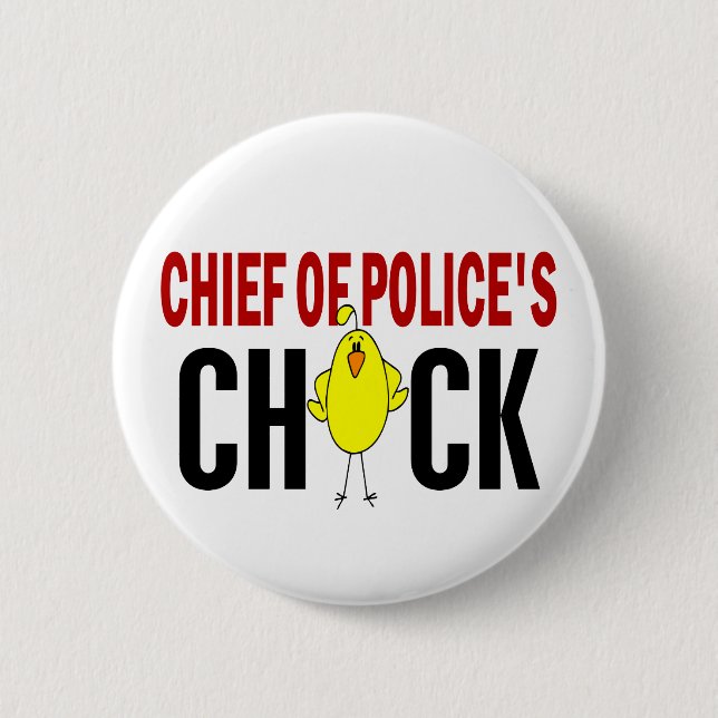 Chief of Police’s Chick 6 Cm Round Badge (Front)