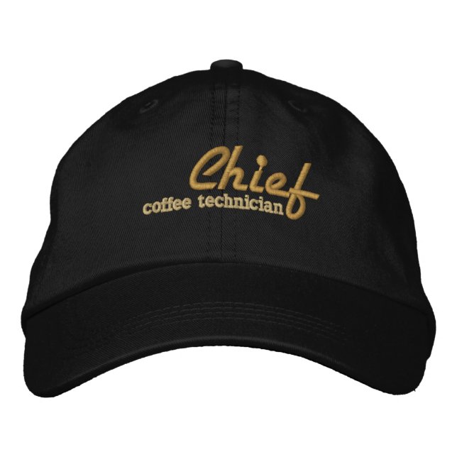Chief of whatever! Embroidered Cap (Front)