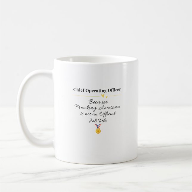 Chief Operating Officer Coffee Mug (Left)
