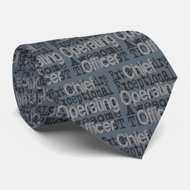 Chief Operating Officer Extraordinaire Tie (Rolled)
