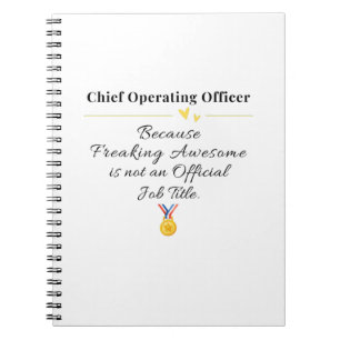 Chief Operating Officer Notebook