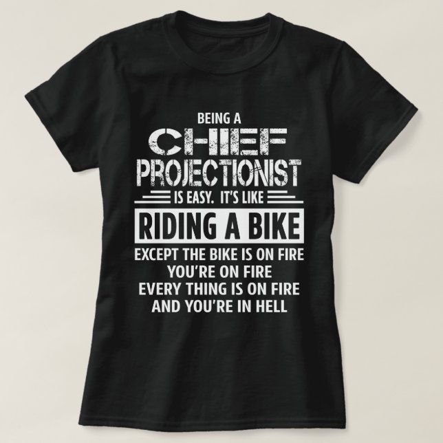 Chief Projectionist T-Shirt (Design Front)